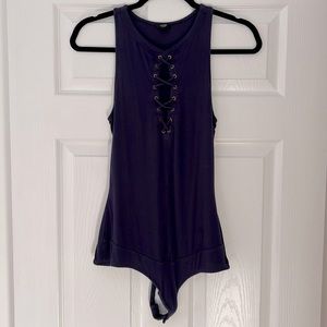 Guess Navy Bodysuit Size Large